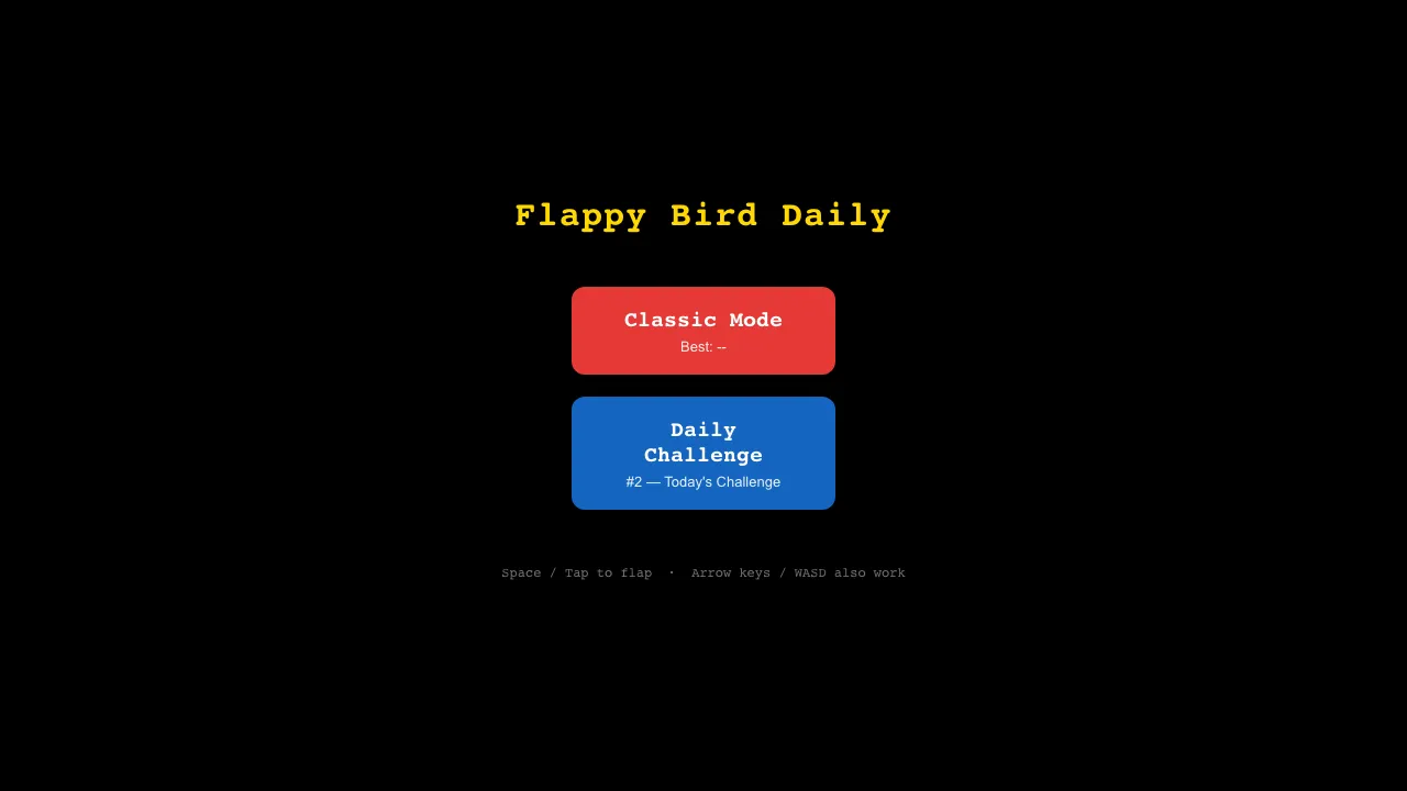 Flappy Bird Daily