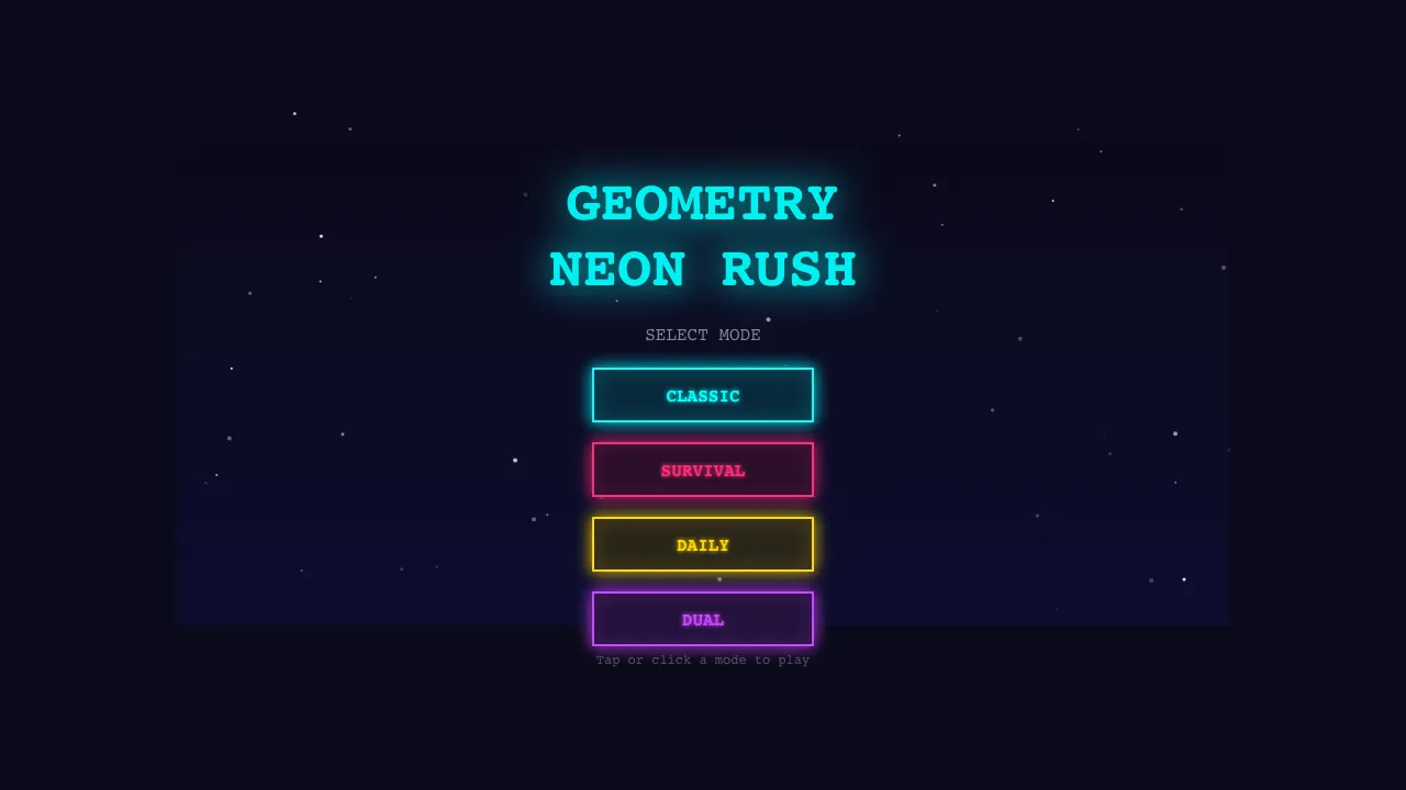 Geometry Neon Rush