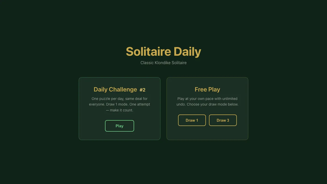 Solitaire Daily