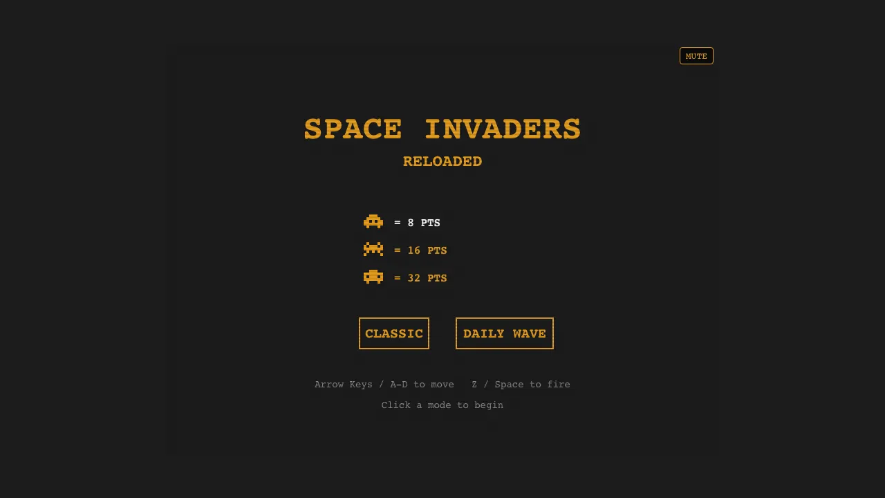 Space Invaders Reloaded